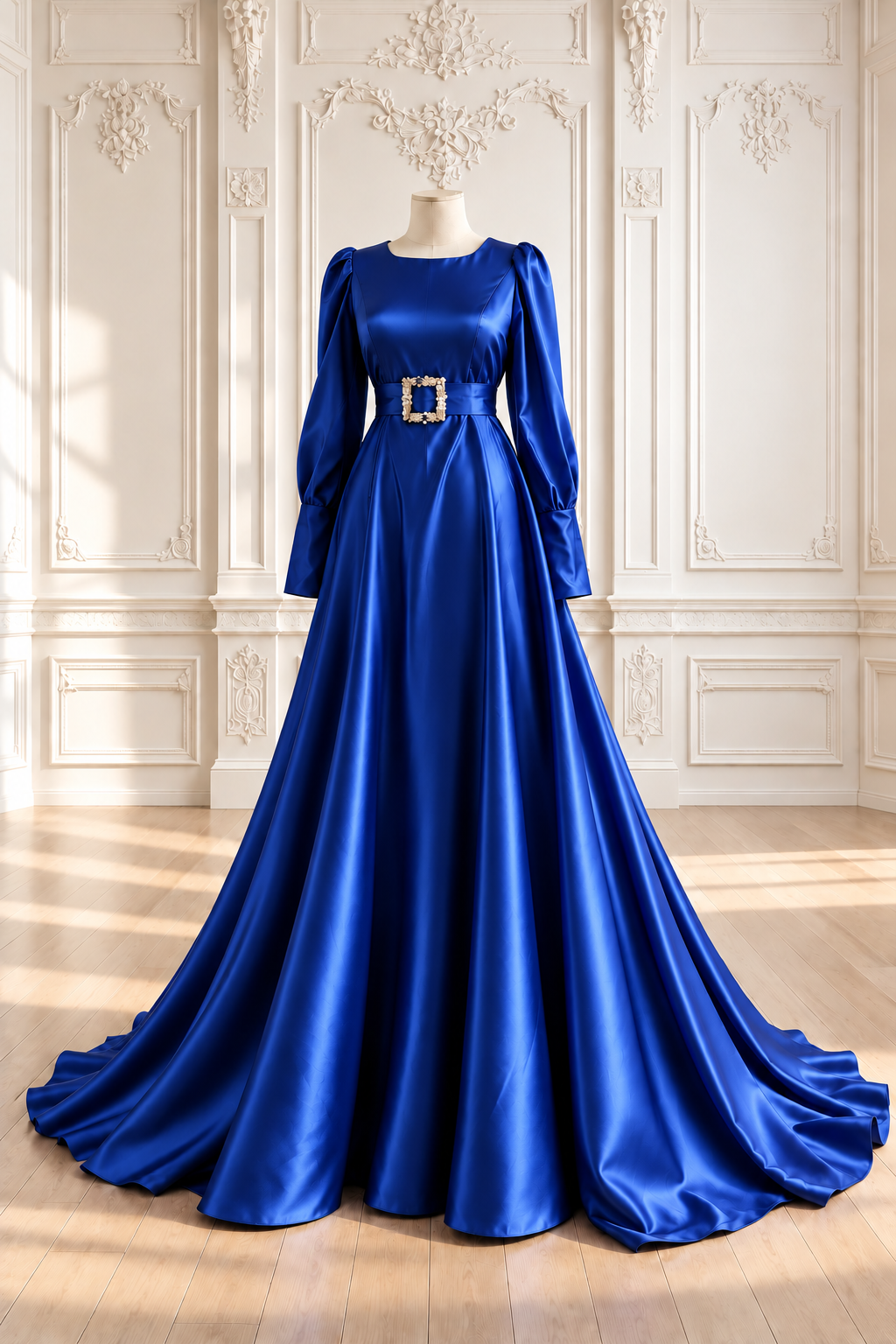 Ivory Satin Elegance